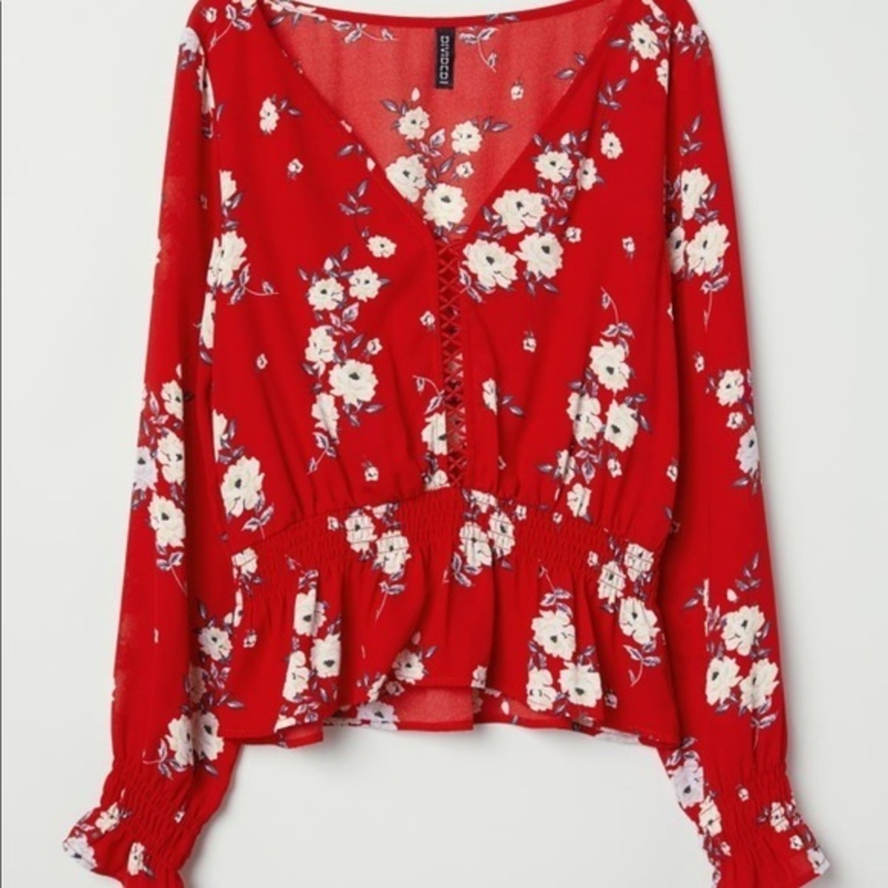 HM floral top